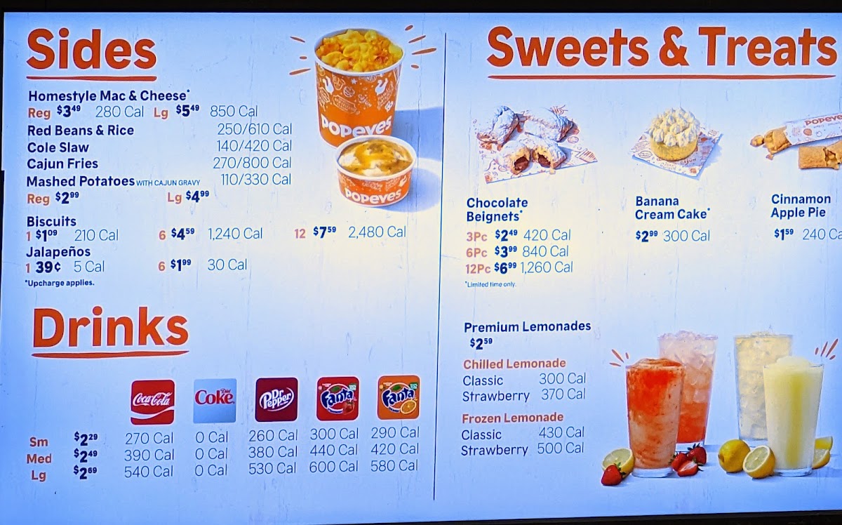 Popeyes Louisiana Kitchen Menu-2